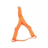Egyszerű narancssárga textil hám  "XS" méret (Sz1.0 cm x H25-40 cm)
