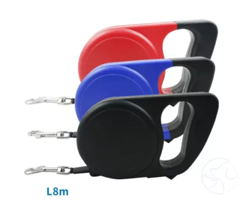 Automata póráz kutyáknak 35 kg-ig, 8 méter