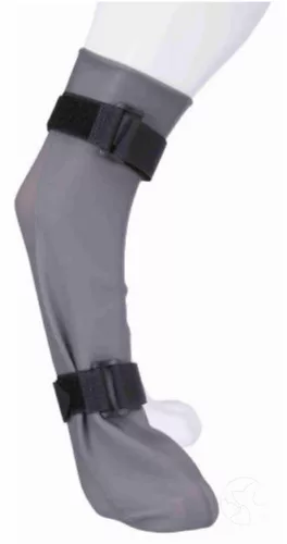 Trixie Protective Sock, Silicone - Védő zokni (szürke,szilikon) kutyák részére (M) 8cm/35cm