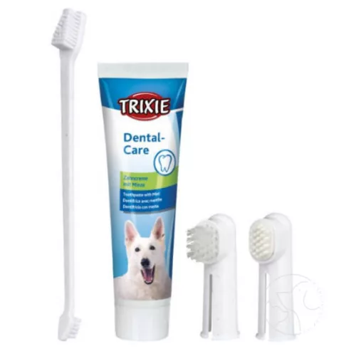 Trixie Fogkefe és fogkrém szett