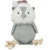 Trixie Xmas owl with rope-Xmas játék Plüss, kötélen, 31cm