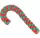 Trixie Playing Rope Xmas Candy cane - játék (kötél formájú, karácsonyi cukorrúd) kutyák részére (19cm)