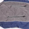 Luxus steppelt szőrme galléros kabát Szürke 30cm háthossz