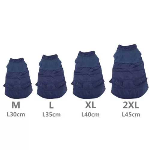 Luxus steppelt szövet kabát Piros 35cm háthossz
