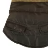 Luxus steppelt szövet kabát Piros 45cm háthossz