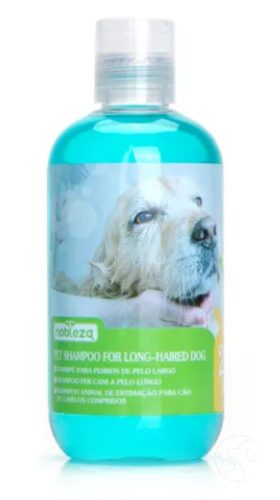 Állati sampon hosszú szőrű kutyáknak – 250 ml, sötétkék