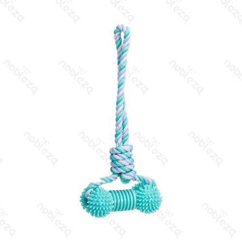  Tarka pamut kötél játék csonttal 33cm