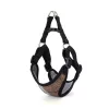Barna kockás szövet hám (H45-60 cm)