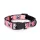 Bulldog mintás textil nyakörv (Sz1.5 cm x H25-40 cm)