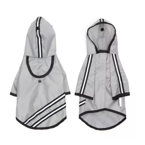 Dupla csíkos kapucnis esőkabát zöld, 6XL