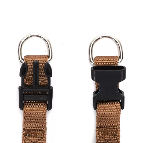 Szürke egyszínű textil hám (Sz1.5 cm x H30-45 cm)