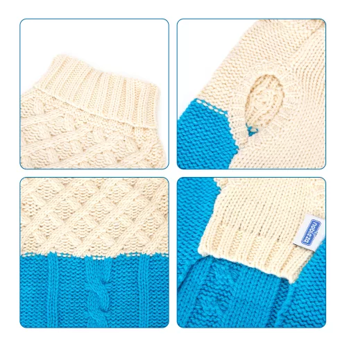 Csavart mintás, garbós pulóver szürke színben, XS