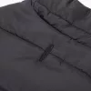 Kék egyszínű téli kabát