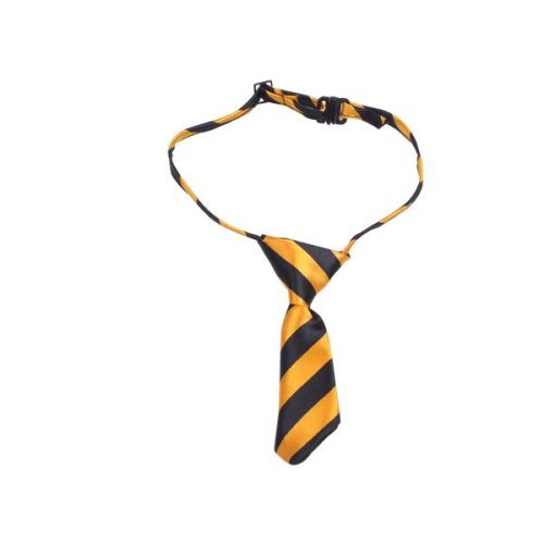 Narancssárga-fekete csíkos nyakkendő