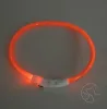 3 üzemmódú, fényerőszabályzós PVC LED nyakörv