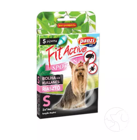 FitActive Spot On - Bolha- és kullancsriasztó kutya (5x1ml, S)